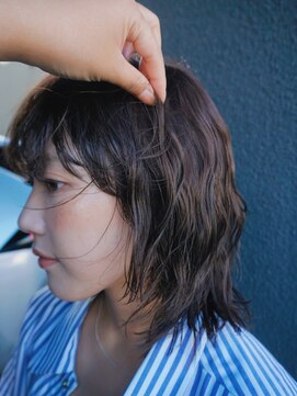 ストア(STORE) パープルブラウン×レイヤーパーマ