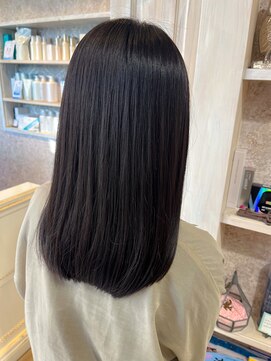 キャアリー(Caary) 福山美容室Caary髪質改善ストレート黒髪艶髪20代30代40代