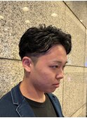 銀座　理容室　ナチュラルパーマ　ビジネスパーマ