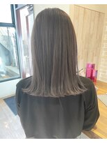 リアン(Lien)&nbsp;ハイライトグレージュ/ダブルカラー/ブリーチ/ボブ/ミディアム