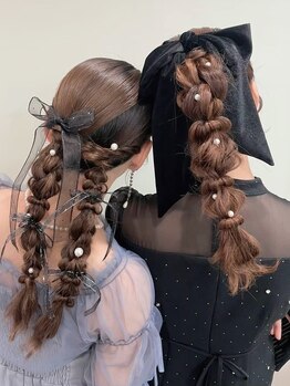 平日限定2名でお得なペア割☆\4200【電話予約でお得♪\3800】結婚式や推し活に★