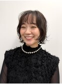 【寺本】ボブパーマで毛先に動きのあるスタイル!