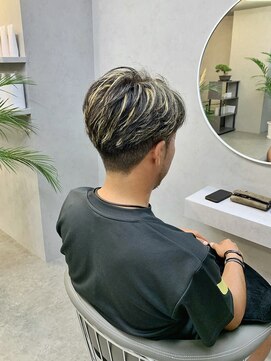 クロア(CHROA) メンズセンターパートデザインハイライト