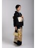 ☆　黒・色留袖着付け＋ヘアセット￥16,000→￥14,000(土日祝15,400円）
