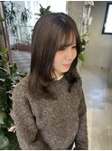 レイヤー/オリーブカラー/アッシュカラー
