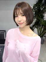 ヴェイン 渋谷(vain)&nbsp;大人ボブフェイスレイヤー骨格補正カット20代g