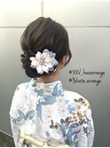 浴衣アップスタイル