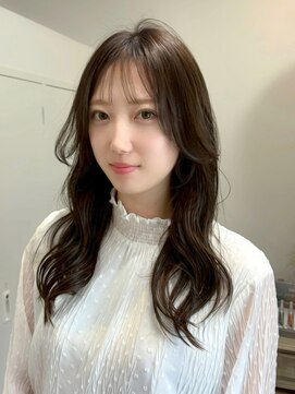 ロッカ(ROCCA) 透け感シースルーロング暗めカラー