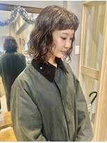 オーセンヘア(AUTHEN.HAIR) (mutsumi.)プードルパーマ*ボブ
