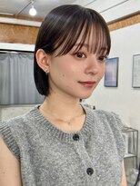ハニーシブヤ(HONEY shibuya)&nbsp;ボブ/イメチェン/ココアブラウン/脱白髪染め１