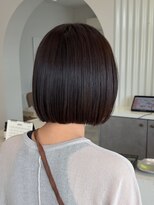 デビュー 沖縄泡瀬店(Debut) ダークパープル/ナチュラルショート/夏のヘアアレンジ/沖縄市