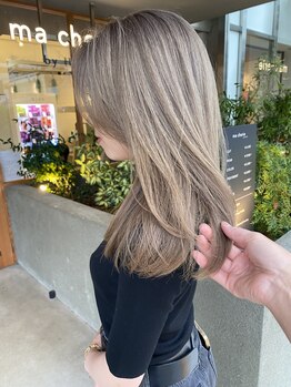 マシェリ バイ ハセ(ma cherie by HASE)の写真/学生も注目です!ダブルカラーで垢抜けカラー、ハイトーンカラー透明感カラーが大人気メニューです♪