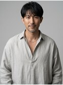 池袋 大人メンズ ツーブロック ナチュラルスタイル ノーセット