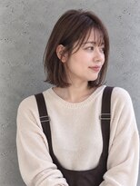 ラベルムバイエーケー(La Belleme by AK)&nbsp;ナチュラルブラウンの丸みボブ