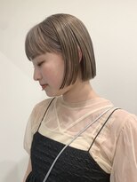 ライン(LINE)&nbsp;ボブ/ミルクティーベージュ/ブリーチ