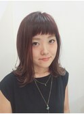 ミディアム◇ショートバング