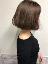 シュリット(schritt)&nbsp;【大人かわいい】モーブアッシュ前下がりボブ＊schritt mutsuki