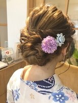 22年夏 ミディアム 浴衣の髪型 ヘアアレンジ 人気順 ホットペッパービューティー ヘアスタイル ヘアカタログ