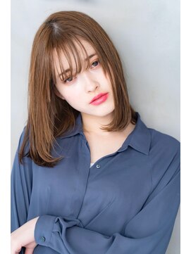 シエナ 渋谷(Siena) siena オレンジブラウン×色っぽワンカール