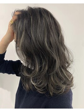 ラフトーキョウセカンド(RAF TOKYO 2nd) 【大人気大人ハイライト】NAO西海岸風ハイライト×大人グレー