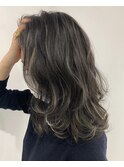 【大人気大人ハイライト】NAO西海岸風ハイライト×大人グレー