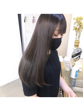 フラム 渋谷(flamme) 【flamme】透明感たっぷりのアッシュブラウン