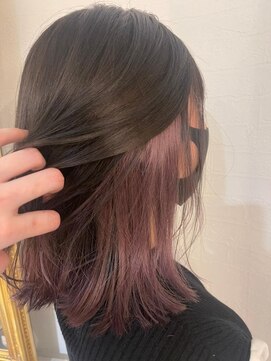 リアン 上尾店(Rien) マロンベージュ/Aラインボブ/かきあげバング[上尾/上尾駅]