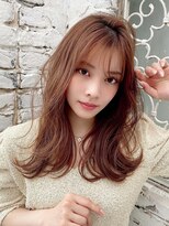 大人可愛い韓国くびれヘア×ショコラベージュ