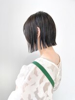 ゴーズゴードットビー 吉祥寺(go s go .b)&nbsp;マロンベージュ切りっぱなし外ハネAラインボブ