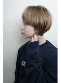 クラウドマッシュショート×耳掛けハンサム/グランアージュ池袋