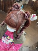 イベント向けアップヘア　ツインテールアレンジ☆