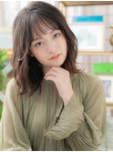 バレイヤージュシースルー前髪ウェットヘアc5北浦和20代30代40代