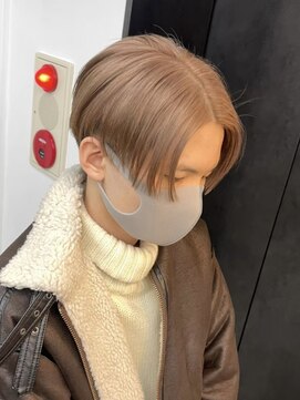 ギークス(GEEKS) 【GEEKS渋谷】トランクスヘア/ミルクティーベージュ/モテ髪/小顔