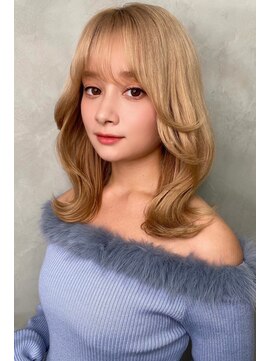 ロンドプロフィール 浦和(Lond profil) グレージュカラー、ボブウルフ、ロング