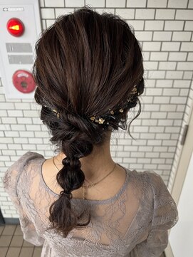フェリーチェ(Felice) 編みおろし　ヘアセット　お呼ばれヘア