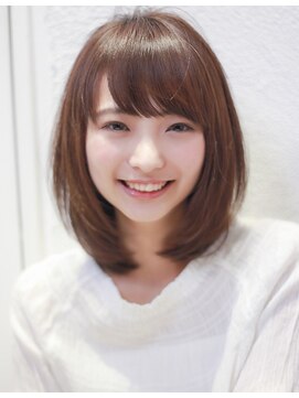 ルーカ 恵比寿(LU-CA) 20代30代40代小顔ひし形レイヤーミディアム恵比寿