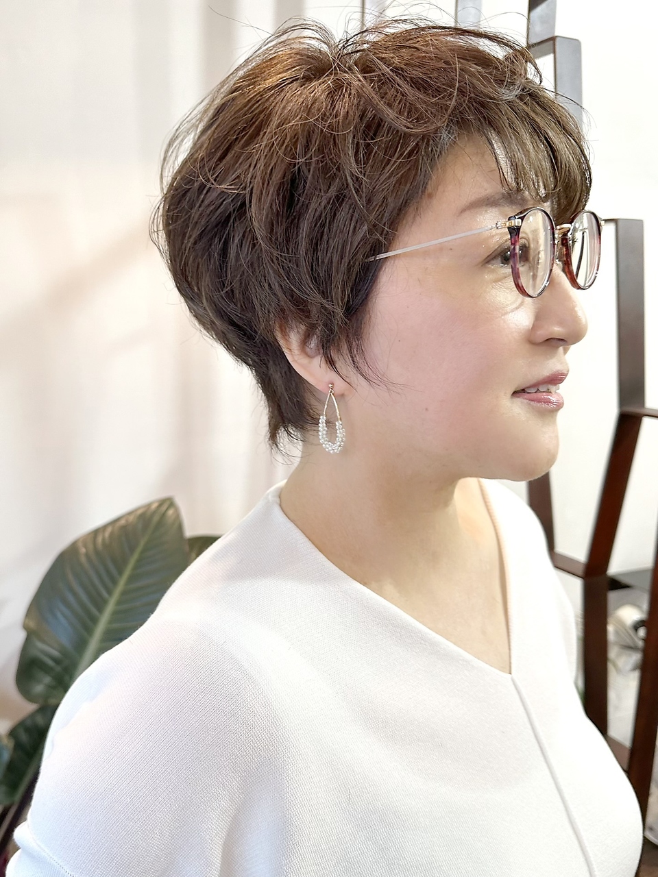 【Lateliercontent yumi】40代50代60代の小顔ショート