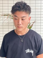 スウェル 船橋店(Swell)&nbsp;ハイライト/マッシュパーマ/ウルフ/波巻き/メンズ