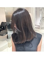くすみグレージュ【髪質改善ストレート】