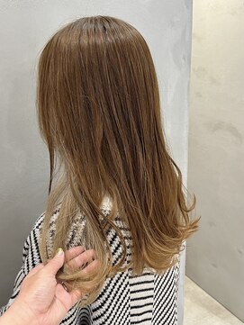 ルディー バイ ヘアーポケット(rudii by HAIR POCKET) インナーカラー*ベージュ