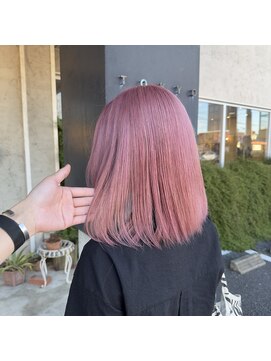 リーツチウラ(Яe 土浦) 色落ちを計算したホワイトピンクカラー！