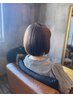 カラー《リタッチ》＋カット　￥6400