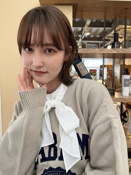 スニュウ(snuw) ミルクティーベージュ/結べるボブ