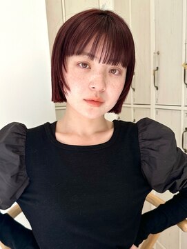 ガーデンヨコハマ(GARDEN YOKOHAMA) 外ハネボブレイヤーイメチェンブリーチなしピンクワイドバング