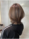 ブラウンカラー+似合わせカット[船橋/エクステ/ダブルカラー]
