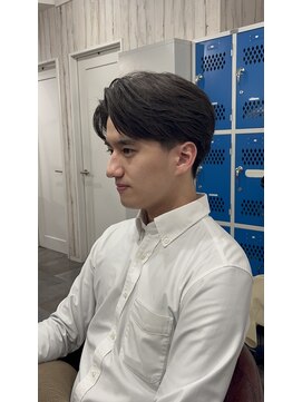 ヘアリゾートエーアイ 浅草店(hair resort Ai) ビジネスショート/刈り上げセンターパート/ニュアンスパーマ