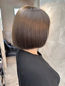 ドゥマン(Demain) メルティカラー 似合わせカット ウェーブミディアム 小顔