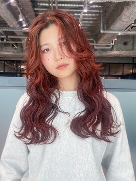 アルバム 銀座(ALBUM GINZA) ロング顔周りレイヤー韓国ヘア美髪_F30499