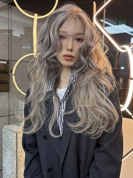 ラキング ギンザ トウキョウ(LAKING GINZA) くびれヘア/アプリコットオレンジ/夏/ハイライトカラー[銀座駅]