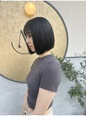 黒髪ボブ